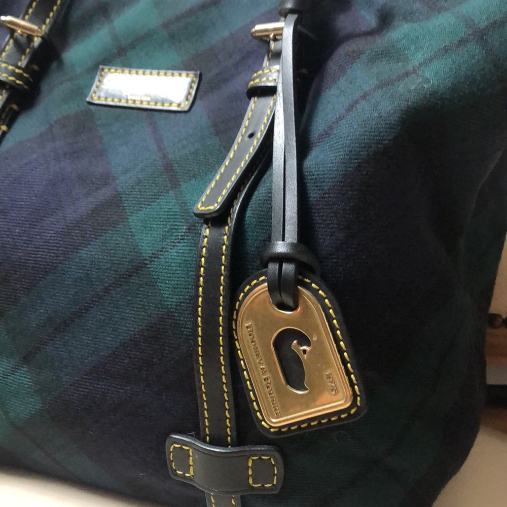 Dooney and Bourke Tartan East West Shopper